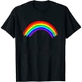 thumbnail image 1 of Womens Cute Rainbow Graphic Lgbt Gay Pride Gift Idea Mm T-Shirt Black 4X-Large, 1 of 5