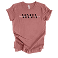 thumbnail image 1 of Womens Cute Sweet Mother's Day Motivates Inspires Nurtures Ladies Heather Mauve Short Sleeve T-Shirt-Mama-Large, 1 of 1