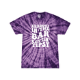 thumbnail image 1 of Womens Cute Tie-Dye Fun Errrybody In The Bar Gettin' Tipsy Ladies Short Sleeve Tie-Dye T-Shirt-Purple Tie-Dye-Large, 1 of 1