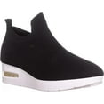 thumbnail image 1 of Womens DKNY Angie Slip-On Wedge Sneakers, Black, 1 of 6