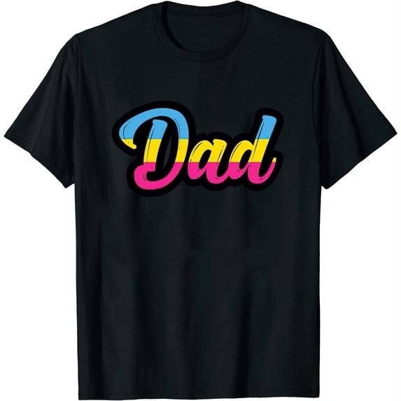 Womens Dad Pansexual Gay Pride Flag Lgbt Graphic Sweatshirt Black 2X-Large