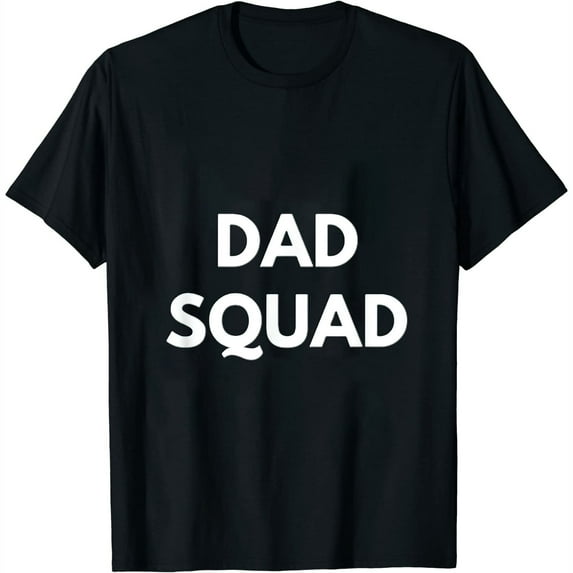 Womens Dad Squad t-shirt - Fathers Day Shirts Black Medium