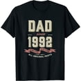 thumbnail image 1 of Womens Dad since 1992 Father day fatherhood gift T-Shirt White 4X-Large, 1 of 5