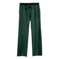 thumbnail image 1 of Womens Daily Elastic Waist Workout Trousers Solid Long Pants Loose Casual Pockets Trousers, 1 of 2