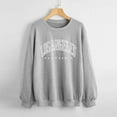 thumbnail image 1 of Womens Daily Home Outdoor Workout Solid Long Sleeve O Neck T Shirt Top Sweatshirt Winged Tops Women Sweatshirt Women Hooded Shirt Women Hoodie Sweatshirt Alt Oversized Sweatshirt Fitted Zip up, 1 of 4