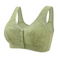 thumbnail image 1 of Womens Daisy Bra Front Closure Sports Bras Beauty Back Full Coverage Comfor Easy Close Bra Front Buckle Corset, 1 of 5