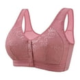 thumbnail image 1 of Womens Daisy Bra Front Closure Sports Bras Beauty Back Full Coverage Comfor Easy Close Bra Front Buckle Corset, 1 of 3