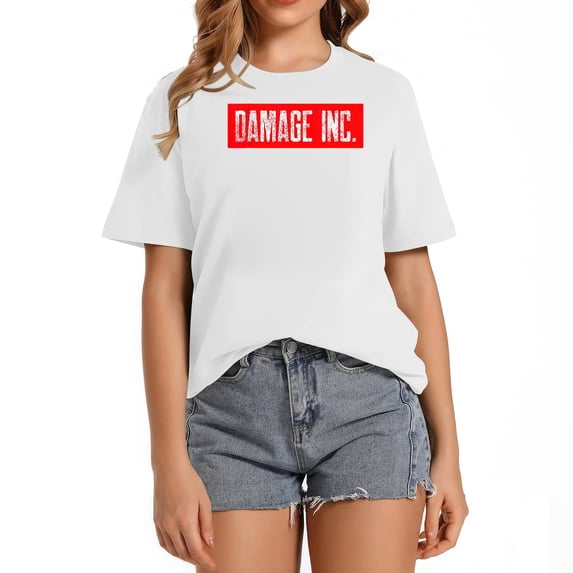 Womens Damage Inc Corporation Troublemaker T-Shirt