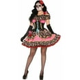 thumbnail image 1 of Womens Day of the Dead Costume, 1 of 2