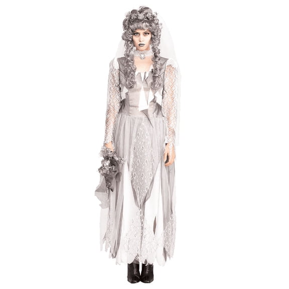 Womens Dead Bride Costume, size: X-Small by Medieval Collectibles
