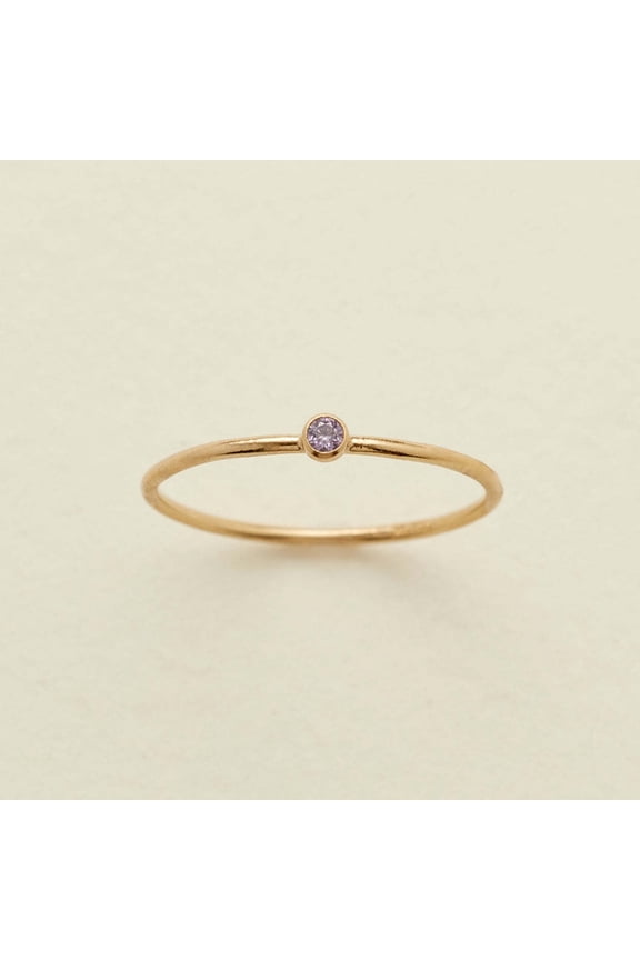Womens Gold Plated Stainless Steel Ring with Artificial Gemstones Circle Ring for Women December Birthstone Ring Fashion Jewelry