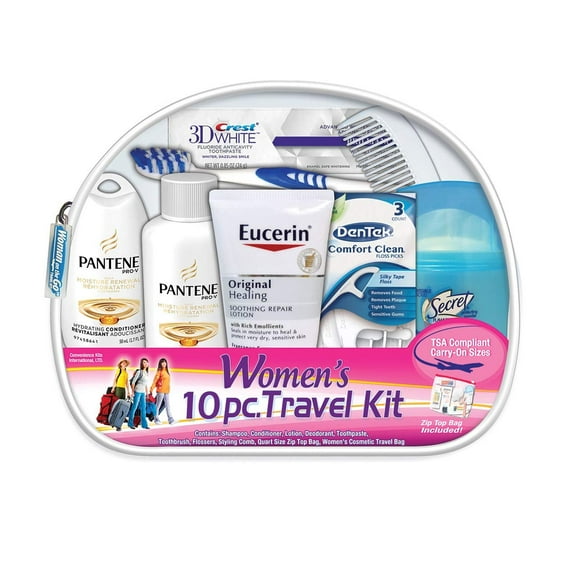 Womens Deluxe 9-Piece Travel Kit 1 ea