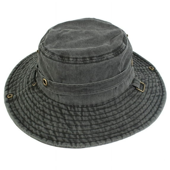 Womens Denim Bucket hat,Packable wide brim Sun Hats for Travle/Fishing/Gardening
