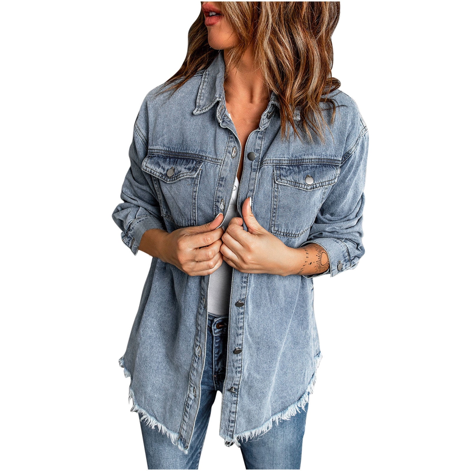 Women's Denim Shirt Jacket main image 1