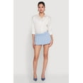 thumbnail image 1 of Womens Denim Micro Mini Bubble Skirt, 1 of 6