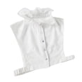 thumbnail image 1 of Womens Detachable Fake Collar Half Shirt Blouse False Faux Collar Tie White, 1 of 8