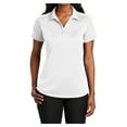 thumbnail image 1 of Womens Diamond Jacquard Polyester Polo Black 2X-Large, 1 of 6