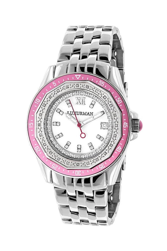 Womens Diamond Pink Watch 0.25ct