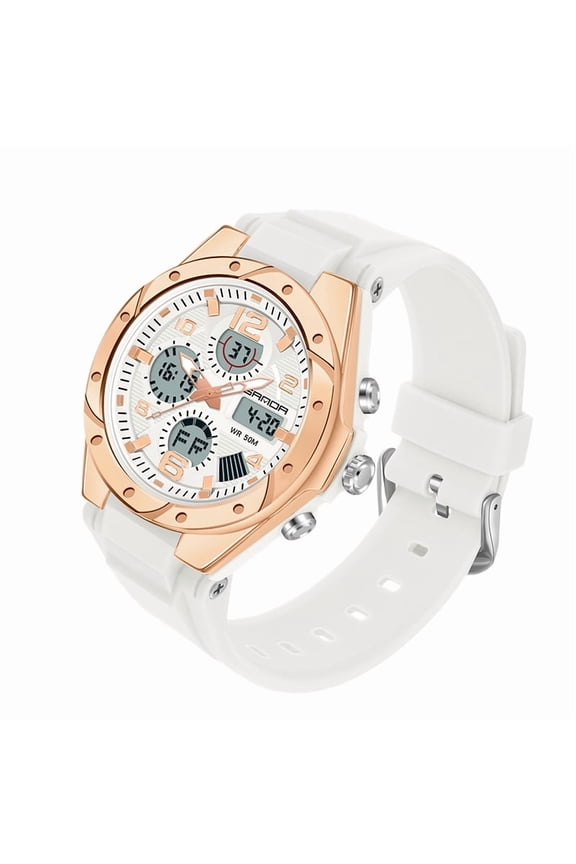 Womens Digital Watch Sport Waterproof Watch Analog Military Tactical Watches LED Backlight Alarm Stopwatch Wrist Watches