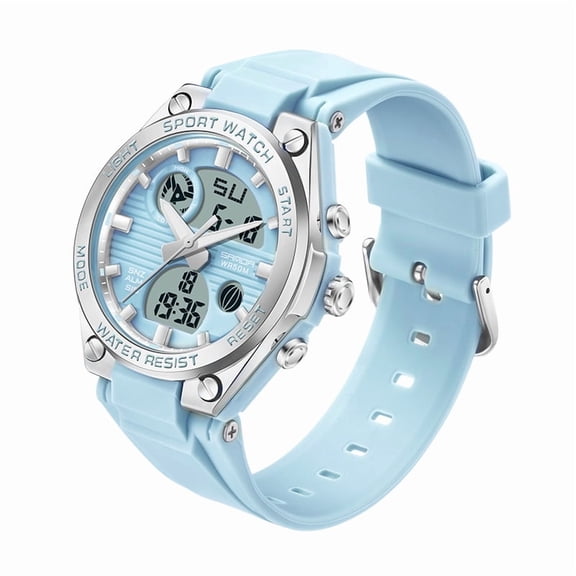 Womens Digital Watch Sport Waterproof Watch Analog Military Tactical Watches LED Backlight Alarm Stopwatch Wrist Watches