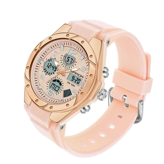 Womens Digital Watch Sport Waterproof Watch Analog Military Tactical Watches LED Backlight Alarm Stopwatch Wrist Watches