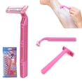thumbnail image 1 of Womens Disposable Twin Blade Razors 10 Count Hair Removal Shaving Smooth Trimmer, 1 of 5