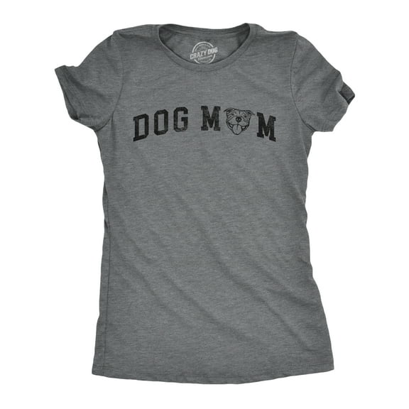 Womens Dog Mom Pitbull T Shirt Funny Cute Puppy Pet Pitty Lovers Tee for Ladies Womens Graphic Tees
