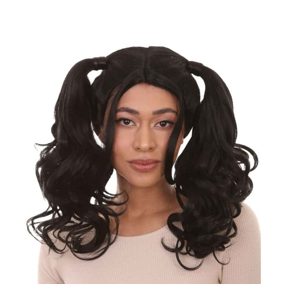 Womens Dolly Pigtail Wigs Collection | Party Event Ready Cosplay Halloween Wigs | Premium Breathable Capless Cap