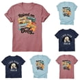 thumbnail image 1 of Womens Dolly Shirts Country Music Legend T-Shirt Crewneck Short Sleeve Shirt Vintage Graphic Blouse Loose Fit T-Shirt Trendy Tee Tops M, 1 of 3