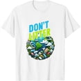 thumbnail image 1 of Womens Don't Litter Anti Littering No Environment Trash Anti-Litter T-Shirt, 1 of 5