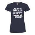 thumbnail image 1 of Womens Don't Talk Out Loud You Lower The IQ Deluxe Soft T-Shirt, 1 of 1