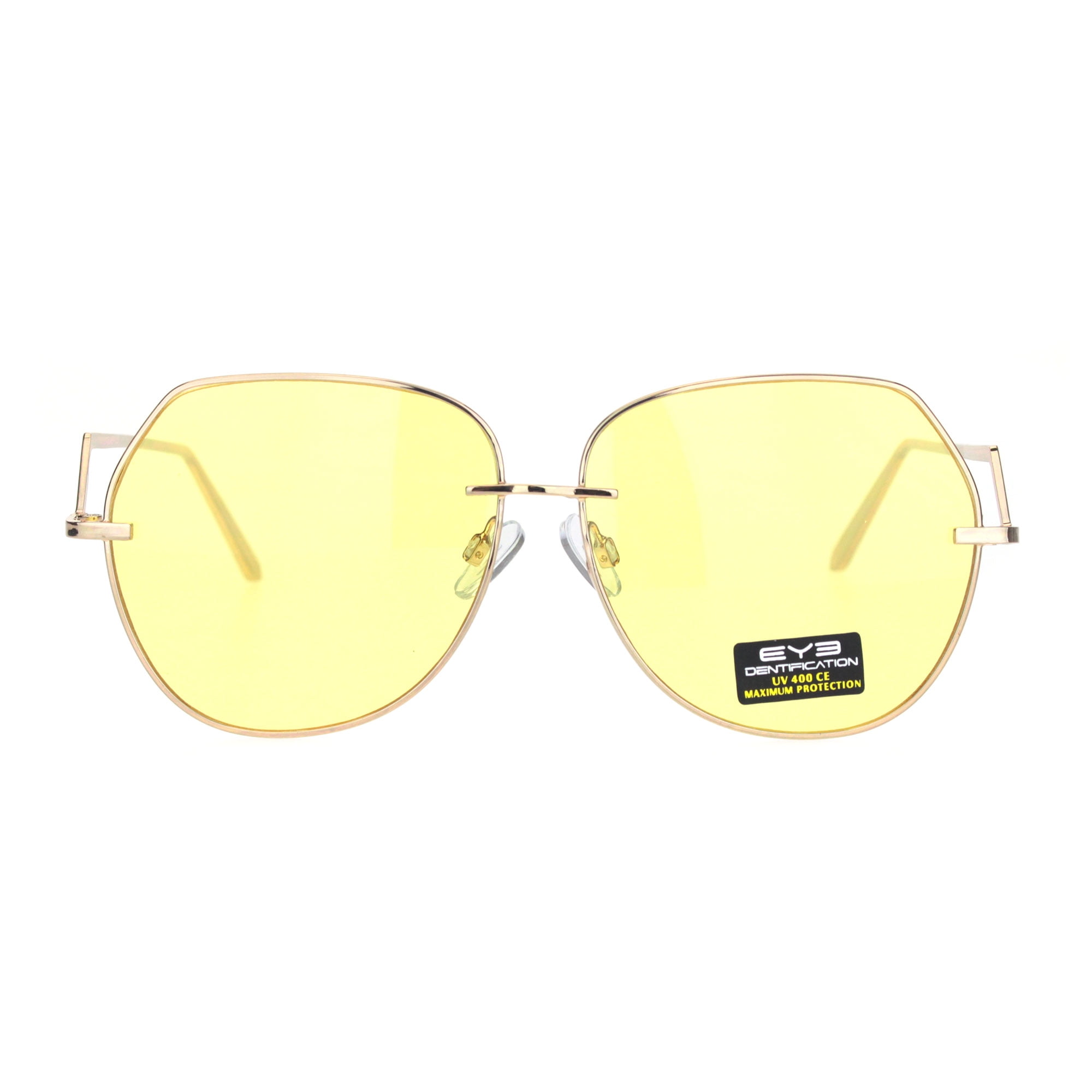 Oversized Butterfly Sunglasses with Gold Arms UV Protection Amazon.com: The Fresh Women main image 2