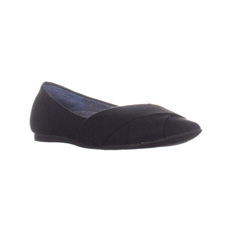 Womens Dr. Scholl s Loma Pointed Toe Slip On Ballet Flats Black 8.5 US 38.5 EU