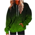 thumbnail image 1 of Womens Drawstring Hooded Sweatshirts, Hoodies for Women Fall Fashion Loose Fit Ombre Tie Dye Long Sleeve Pullover with Pockets S-2XL, 1 of 5