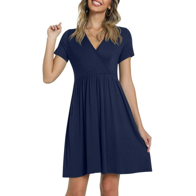 Womens Dress Clearance Plus Size Summer Casual Midi Clearance Dresses