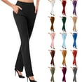 Womens Dress Pants White Dress Pants for Women Petite Work Business ...