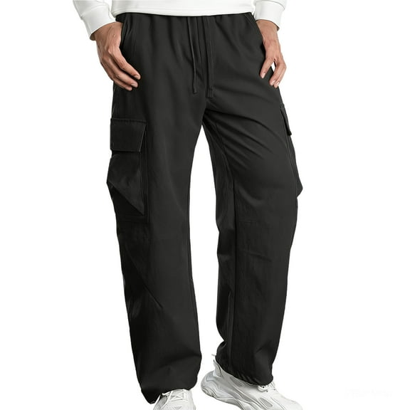 Womens Dress Pants Wide Leg Stretchy Work Pants with Pockets Elastic Waist Pleated Front Business Casual Slacks Plus Size