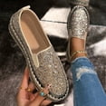 thumbnail image 1 of Womens Dress Sandals, Xunlbb Women's Fashion Casual New Style Solid Color Commuting Business Sequined Toe Shoes Sandals(Gold,Size:38), 1 of 7