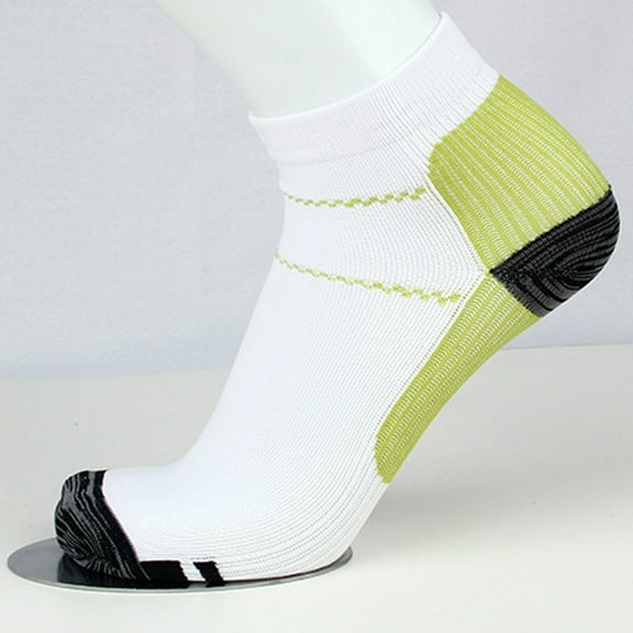 Womens Dress Socks Men's and Women's Athletic Socks Cycling Low Cut Socks Breathable Cushioned Workout Quarter Socks Green M