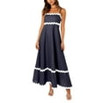 thumbnail image 1 of Womens Dresses 2024 Summer Casual Fashion Sleeveless Dress Summer Loose Sexy A Line Dress Beach Vacation Long Maxi Dresses, 1 of 5