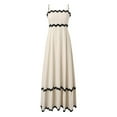 thumbnail image 1 of Womens Dresses Casual Summer Casual Fashion Sleeveless Dress Summer Loose Sexy A Line Dress Beach Vacation Long Maxi Dresses, 1 of 7