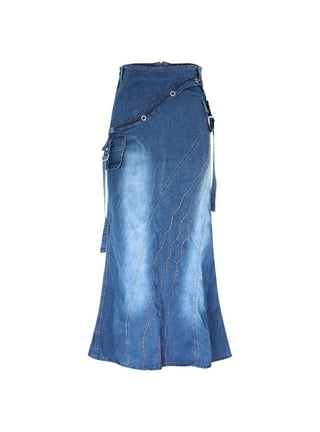 Long Jean Dresses And Skirts