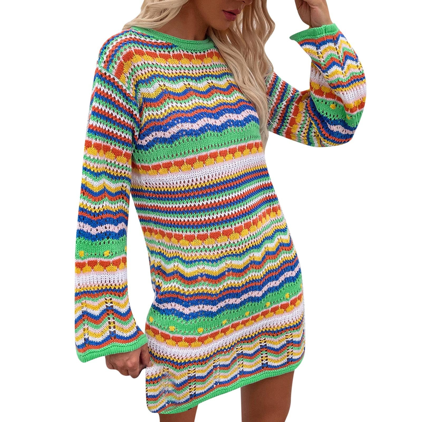 crochet midi sweater dress Crochet Sweater Dress