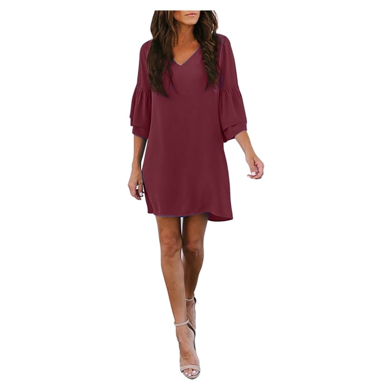 flannel dresses for women Flannel Dress, Red Red / 3XL