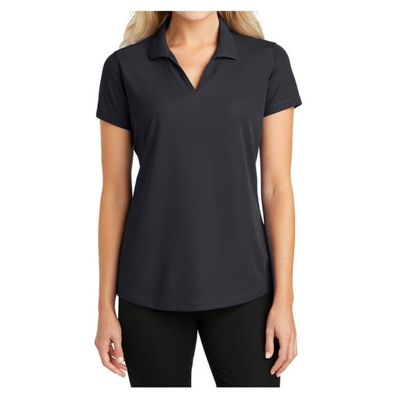 Womens Dry Zone Grid Polyester Polo T-Shirt Battleship Grey X-Small