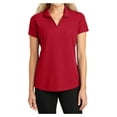 thumbnail image 1 of Womens Dry Zone Grid Polyester Polo T-Shirt Engine Red Medium, 1 of 6