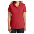 thumbnail image 1 of Womens Dry Zone UV Polyester Micro-Mesh Polo Rich Red x-large, 1 of 6