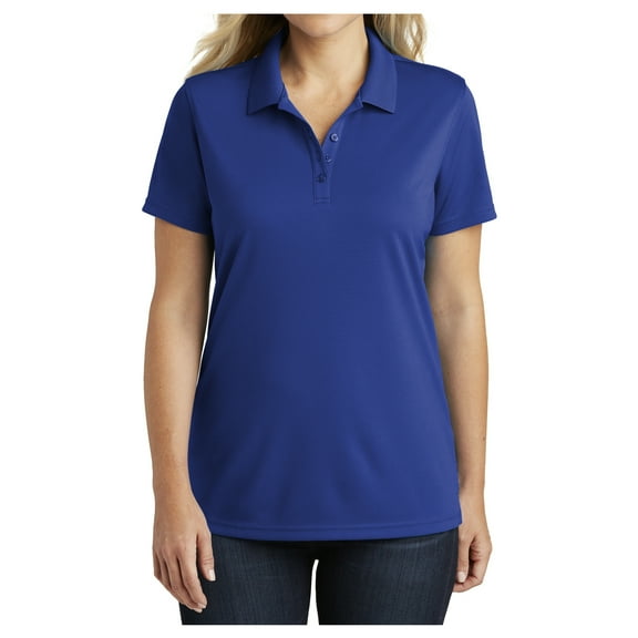 Womens Dry Zone UV Polyester Micro-Mesh Polo True Royal 2X-Large