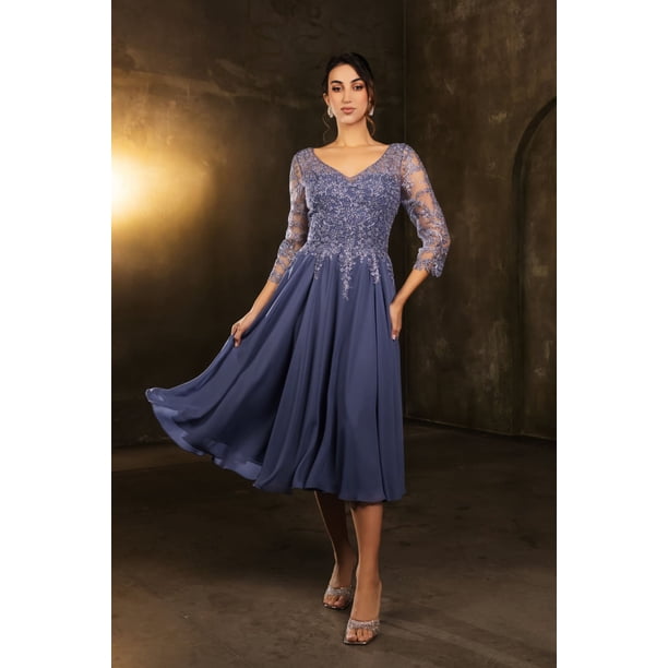 princess polly baby blue dress Womens Dusty Blue Prom Evening Pageant Long Off The Shoulder Sleeveless  A-Line Plus Size Dress main image 0