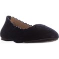thumbnail image 1 of Womens ESPRIT Odette Scalloped Edge Ballet Flats, Midnight Blue Velvet, 1 of 6